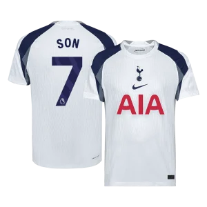 SON #7 Tottenham Hotspur Hjemme Hvit Herrer Matchdrakt 2025/26