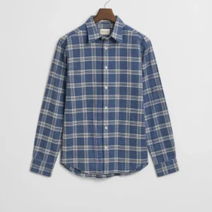 REG FLANNEL MELANGE CHECK SHIRT