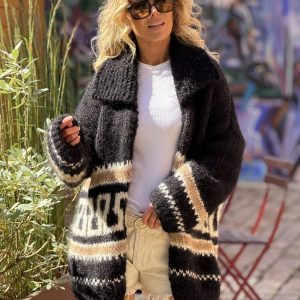 WOODY cardigan – sort
