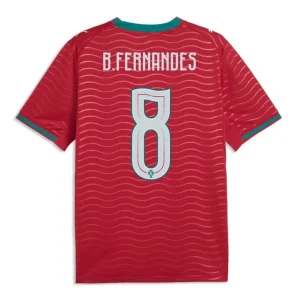 Portugal Hjemme Herrer Fan-drakt B.Fernandes #8 – VM 2026