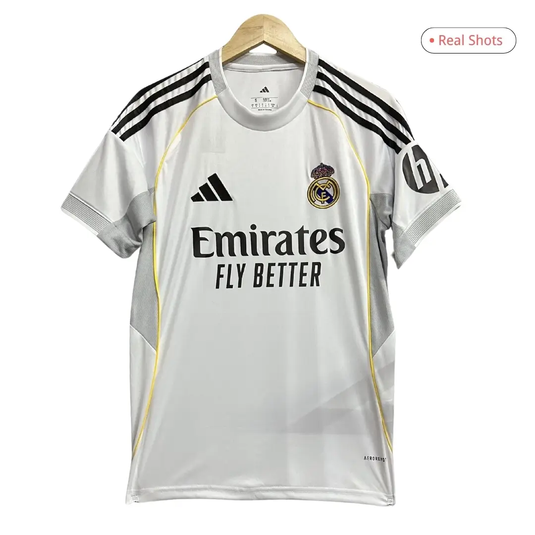 TRENT #12 Real Madrid Hjemme Hvit Herrer Fan-drakt 2025/26 - Image 3