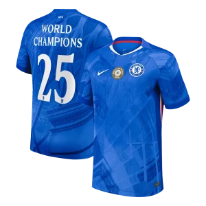 WORLD CHAMPIONS #25 Chelsea Hjemme Herrer Fan-drakt 2025/26