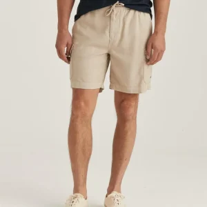 CARGO LINEN SHORTS