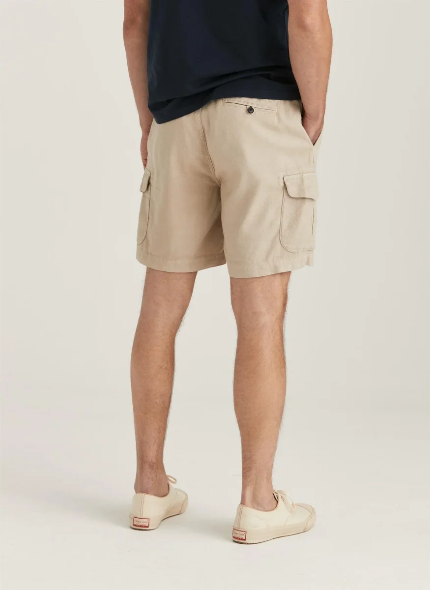 CARGO LINEN SHORTS - Image 4