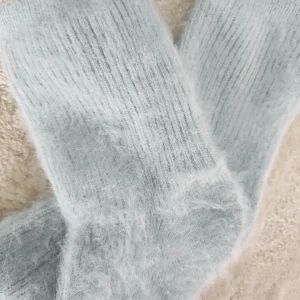 Kasjmir & Angora sokker Blå/Grå
