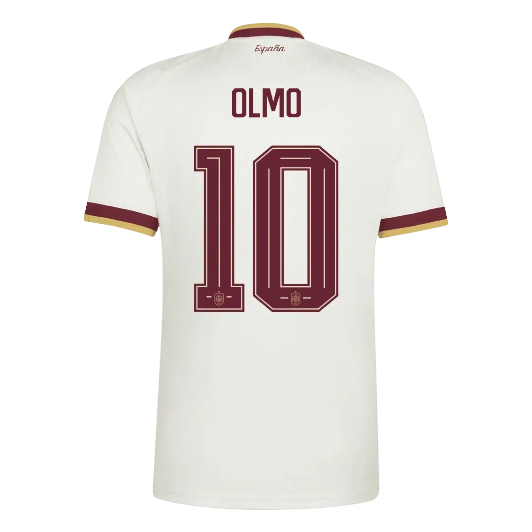 Spania Borte Herrer Matchdrakt OLMO #10 – VM 2026-Vinnertrøye - Image 3