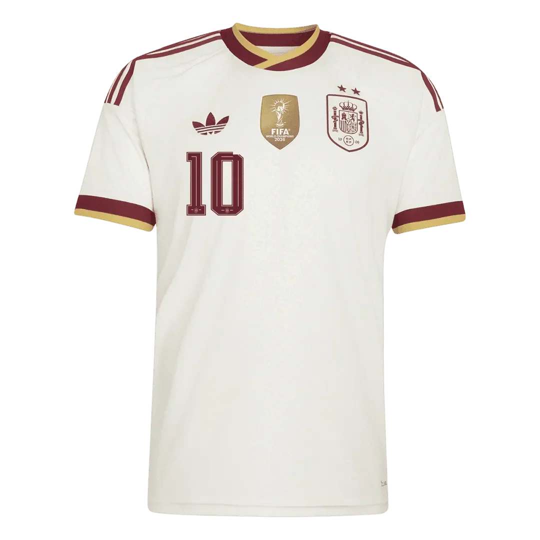 Spania Borte Herrer Matchdrakt OLMO #10 – VM 2026-Vinnertrøye - Image 4