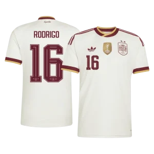Spania Borte Herrer Fan-drakt RODRIGO #16 – VM 2026 - Vinnertrøye